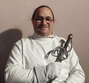 Image of Richard Cullinan in fencing gear
