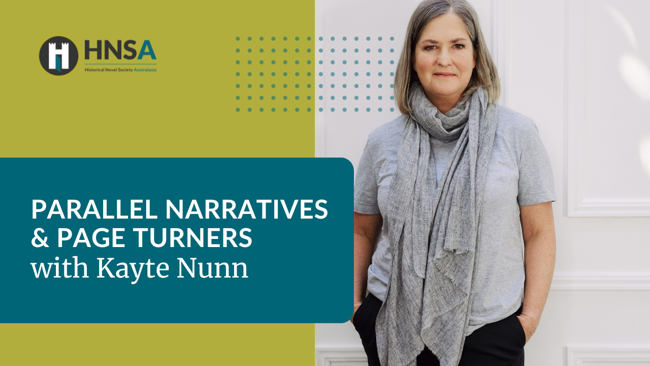 Parallel Narratives & Page Turners with Kayte Nunn